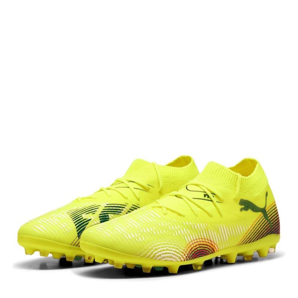 Puma Mens Future 8 Match Flat Firm Ground Football Boots / Yellow